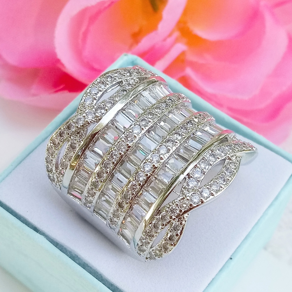 Zercon Statment Silver Ring 9